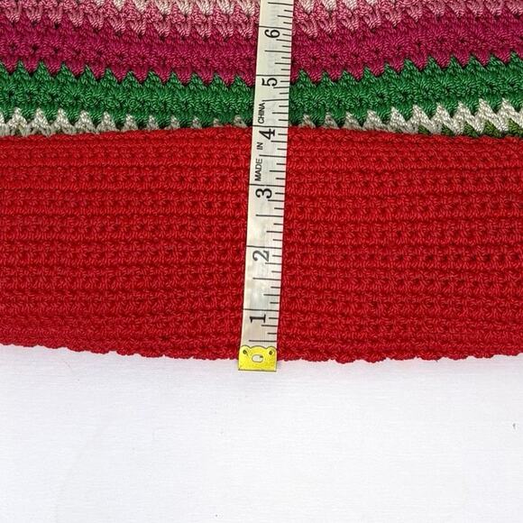 The Sak Crochet Shoulder Bag Handbag Purse | Multi Color Rainbow | EUC - Picture 10 of 11